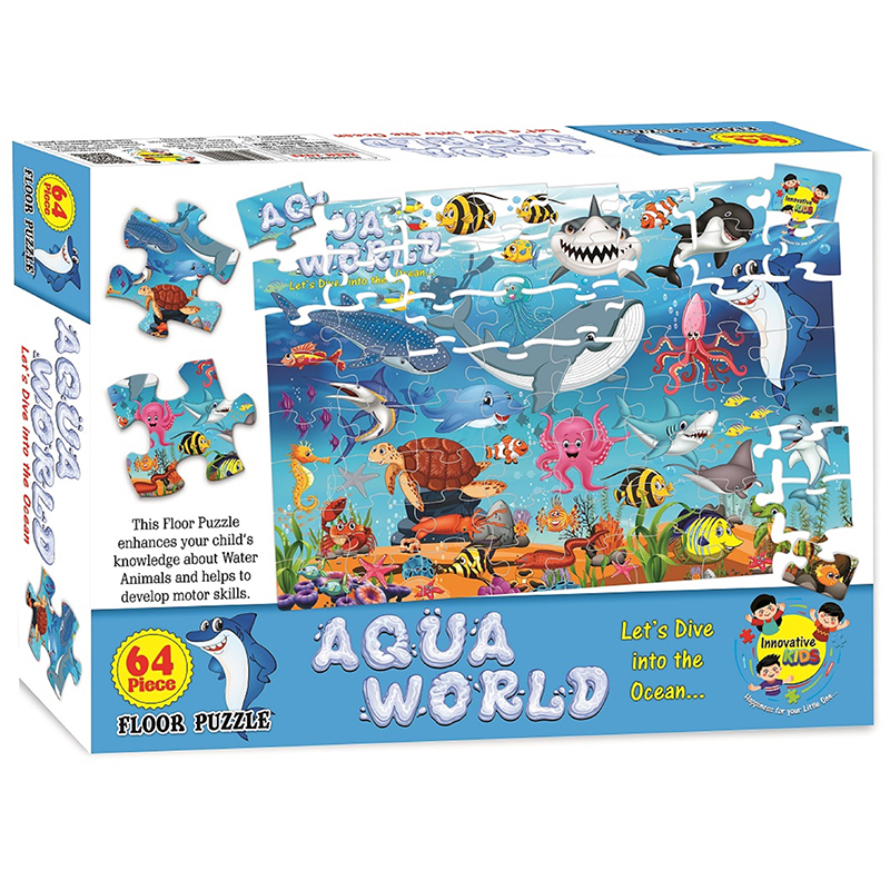PUZZLE AQUA WORLD 64PCS [YT]