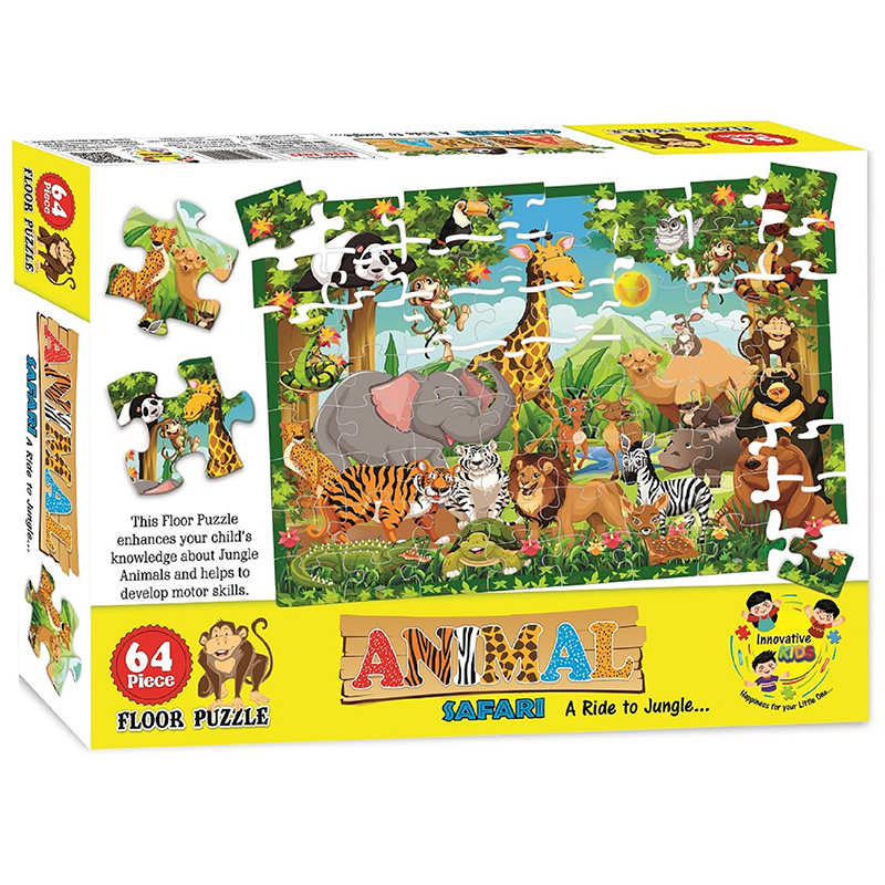 PUZZLE ANIMAL SAFARI 64PCS [YT]