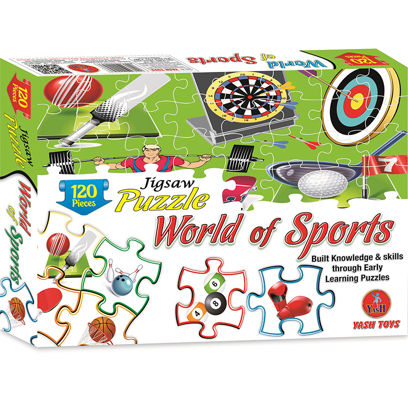 PUZZLE WORD OF SPORTS 120PCS [YT]