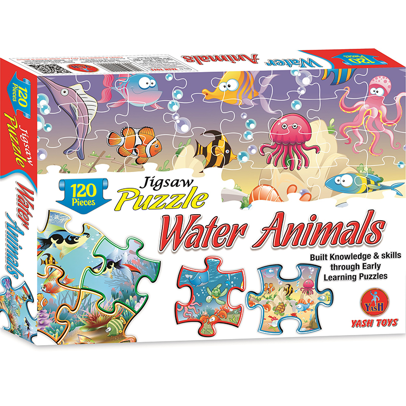 PUZZLE WATER ANIMALS 120PCS [YT]