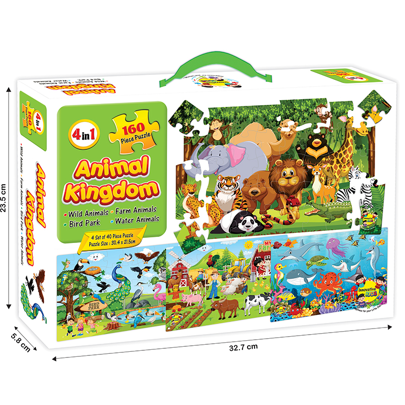 PUZZLE ANIMAL KINGDOM 160PCS [YT]