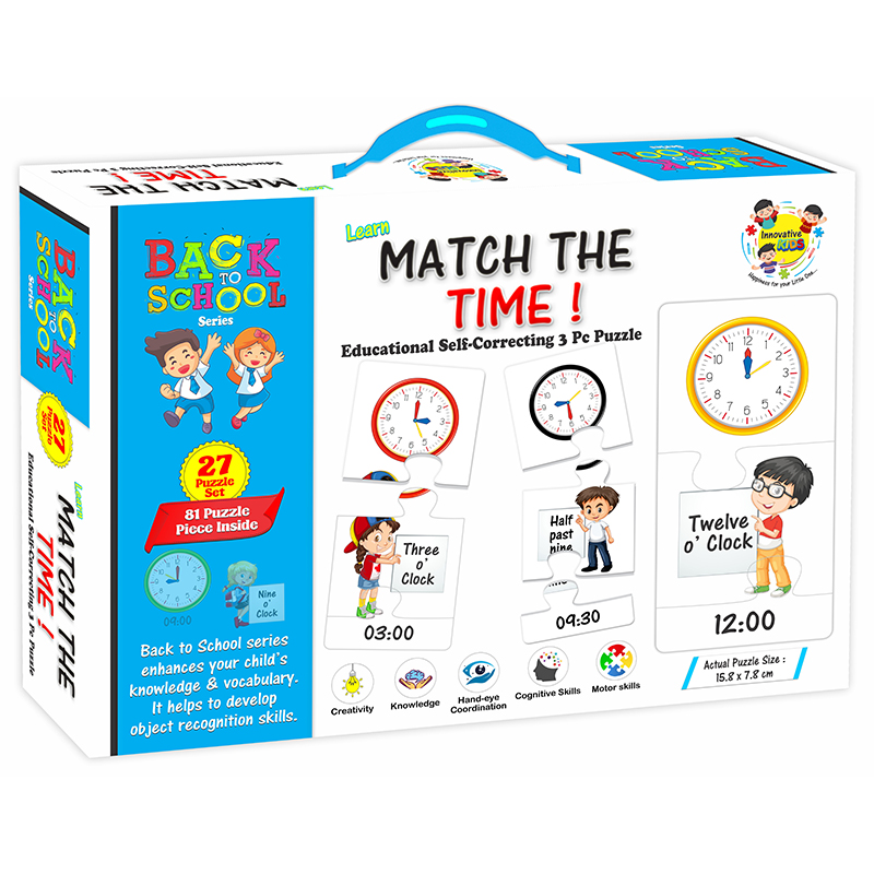 PUZZLE EDUCATIONAL MATCH THE TIME ! [YT]