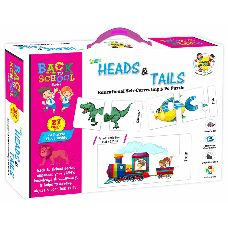 PUZZLE EDUCATIONAL HEADS & TAILS [YT]