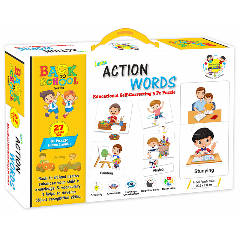 PUZZLE EDUCATIONAL ACTION WORDS [YT]