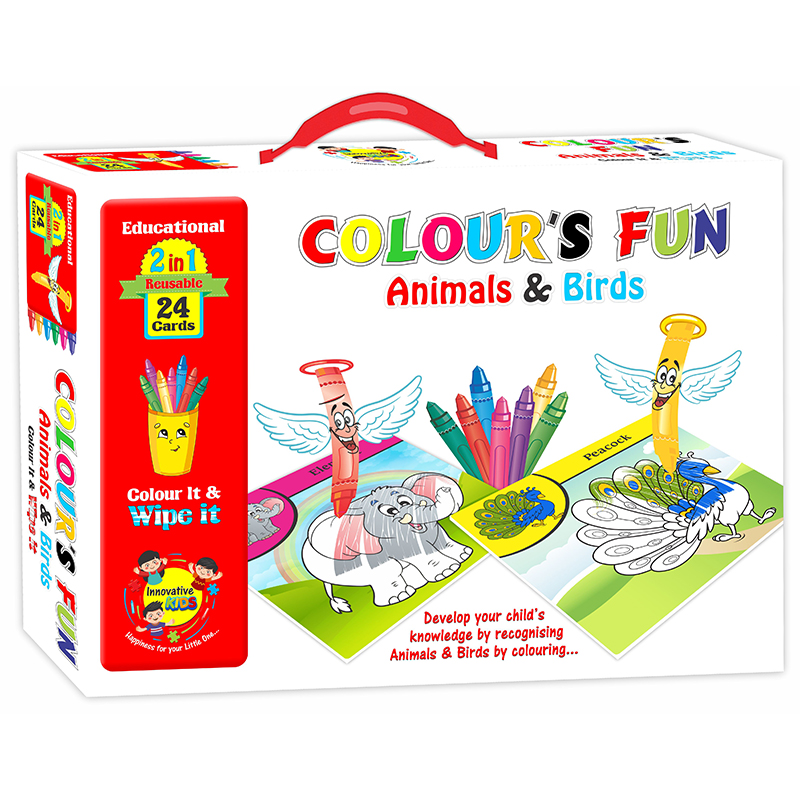 COLOUR FUN ANIMALS & BIRDS BIG [YT]