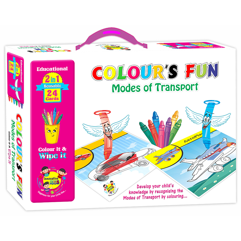 COLOUR FUN MODES OF TRANSPORT BIG [YT]