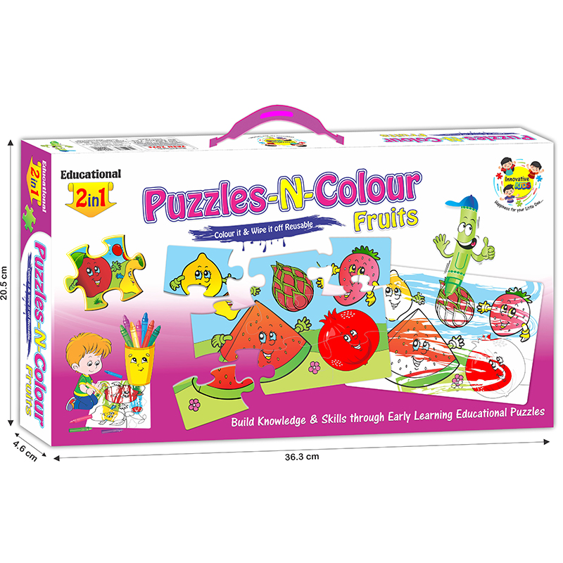 PUZZLE N COLOUR FRUITS [YT]