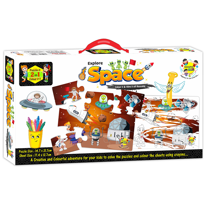 PUZZLE IT COLOUR IT EXPLORE SPACE [YT]