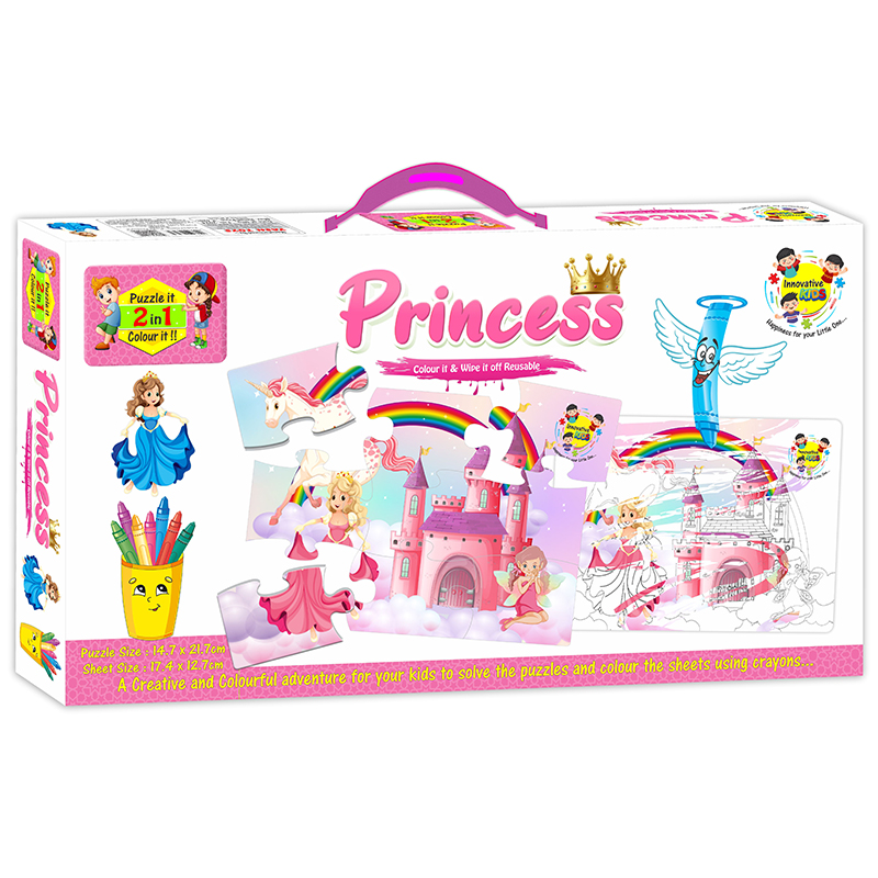 PUZZLE IT COLOUR IT PRINCESS [YT]