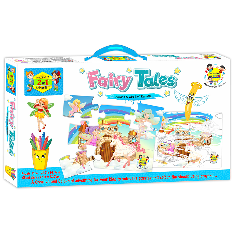 PUZZLE IT COLOUR IT FAIRY TALES [YT]
