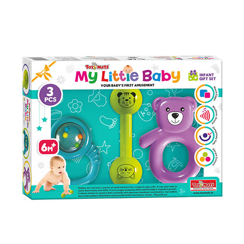 RATTLE MY LITTLE BABY 3PCS [TM]