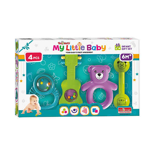 RATTLE MY LITTLE BABY 4PCS [TM]