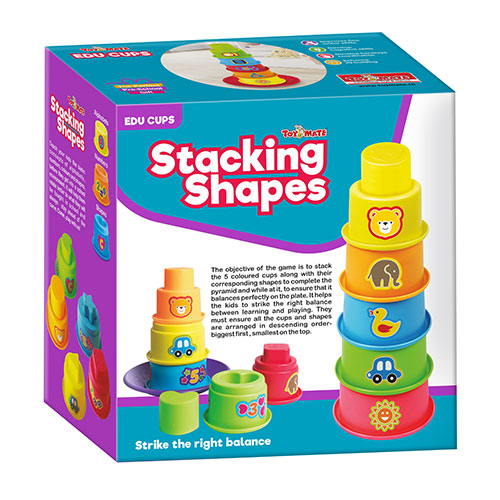 STACKING SHAPES [EDU CUPS] [TM]