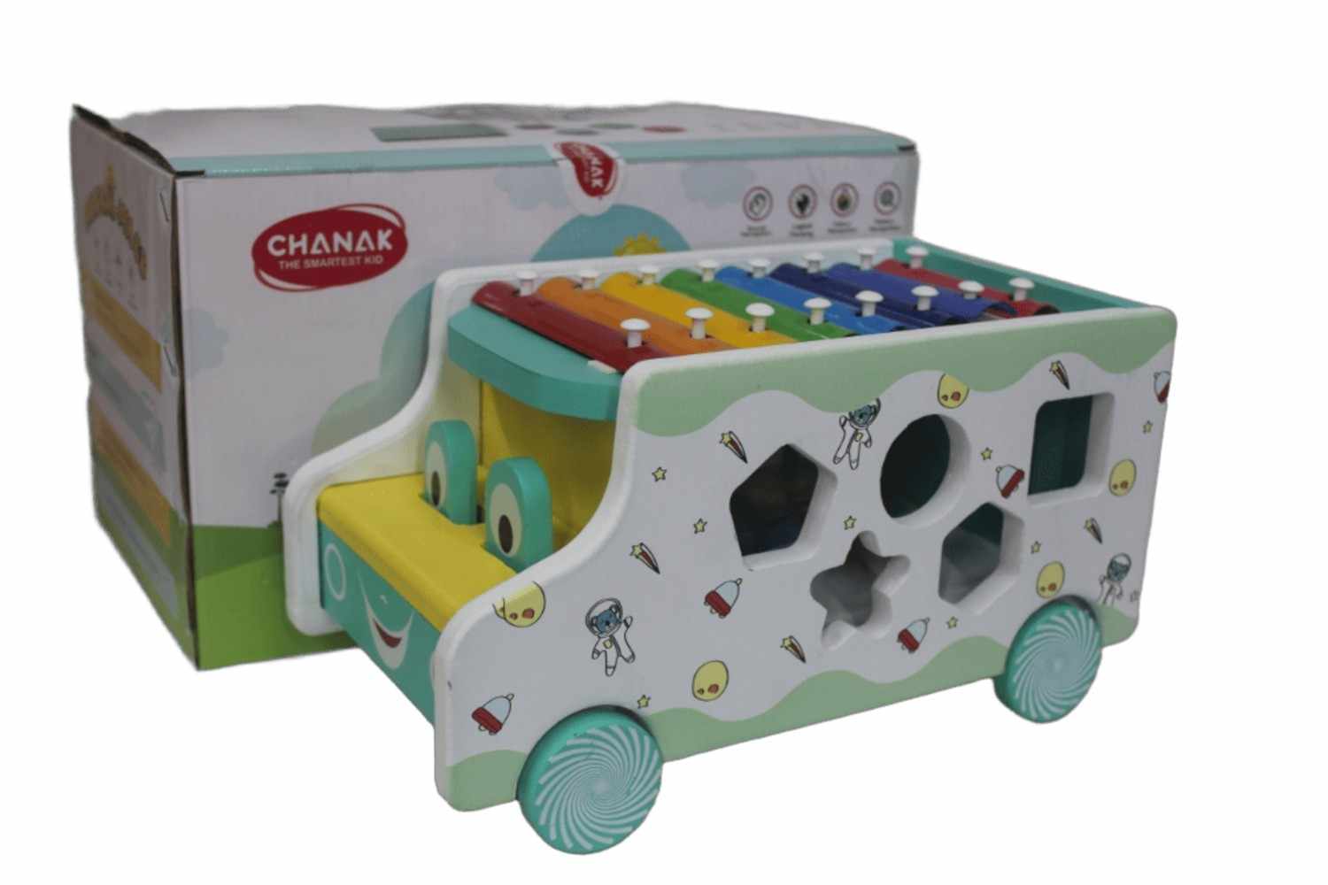 MUSICAL MILES BUS [WOODEN] [AT-162]