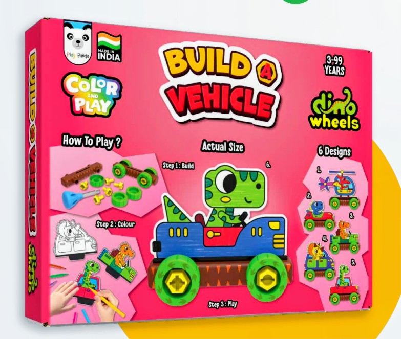 BUILD A VEHICLE [BIG] [DINO WHEELS] [PP-139] 