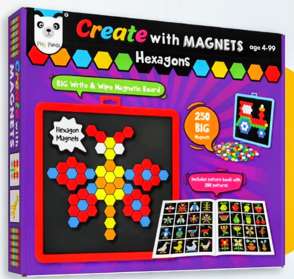 CREATE WITH MAGNETICS [HEXAGONS] [PP-124]