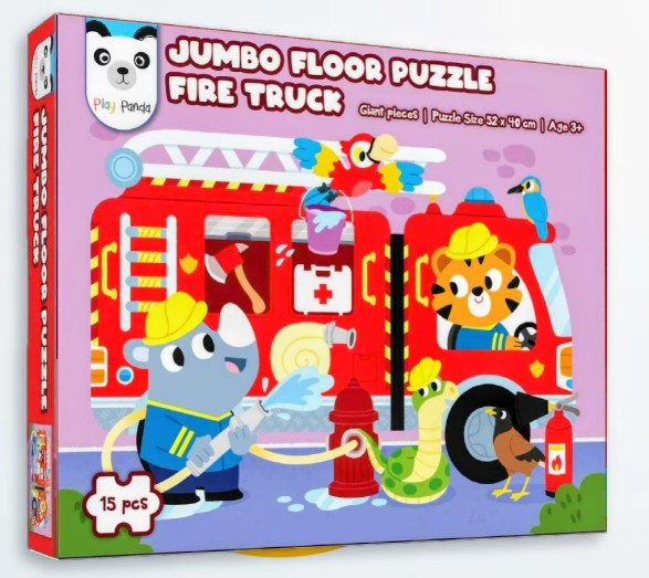JUMBO FLOOR PUZZLE [FIRE TRUCK] [PP-96]