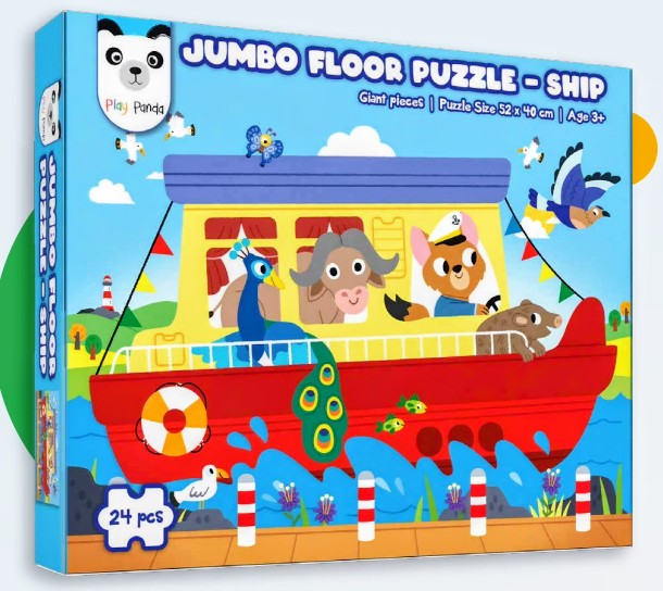 JUMBO FLOOR PUZZLE [BOAT] [PP-98]