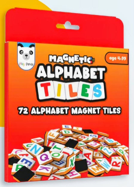 MAGNETIC ALPHABET TILES [PP-113]