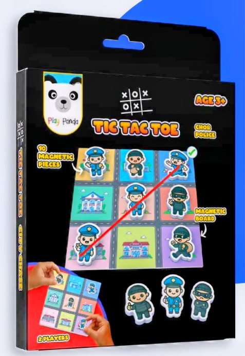 MAGNETIC TIC TAC TOE [CHOR POLICE] [PP-159]