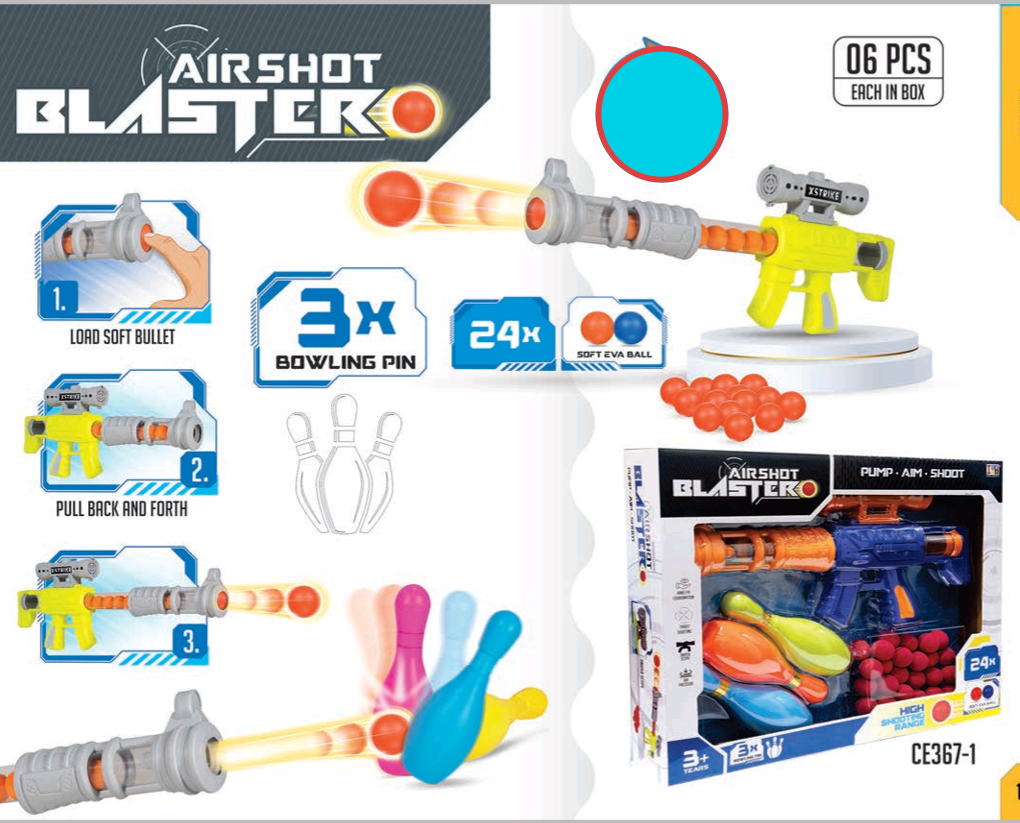 AIRSHOT  BLASTER GUN [BOX]  [IT]
