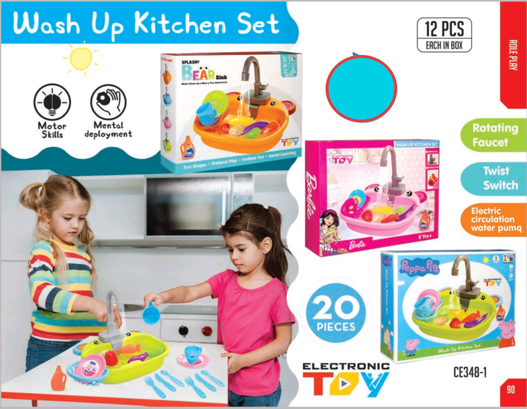 WASH UP KITCHEN SET BEAR  [IT] 