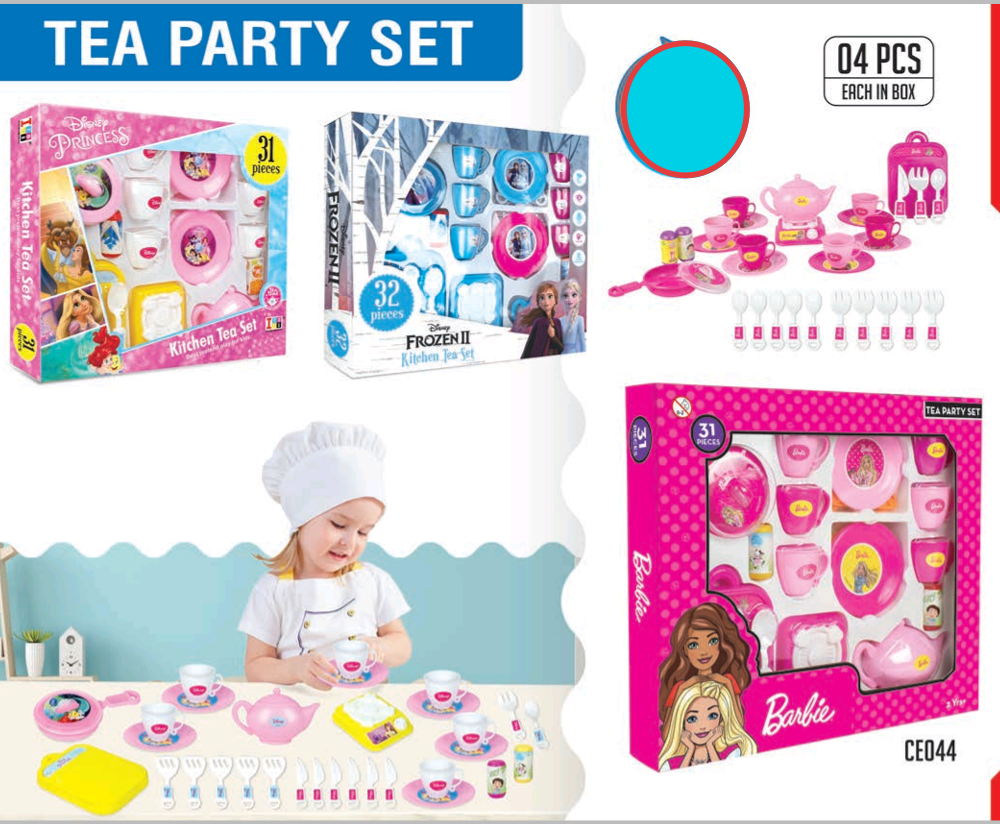 TEA  PARTY/KITCHEN TEA SET [BOX] [IT]