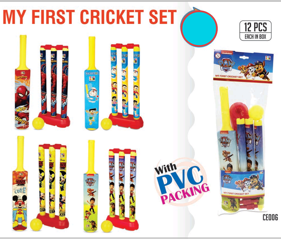 CRICKET   SET  CARTOON NO.1   [S] [IT]