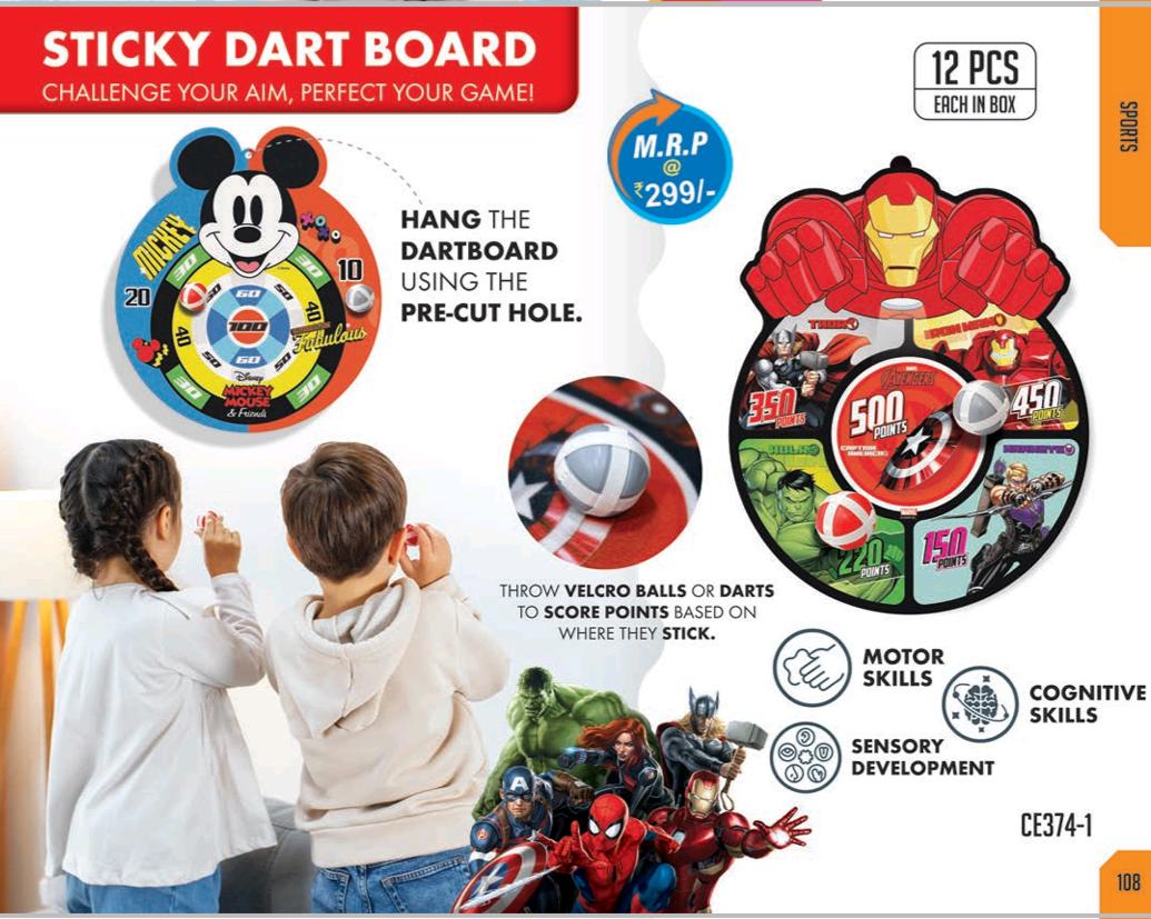 STICKY DART BOARD [AVG/MKY] [IT]