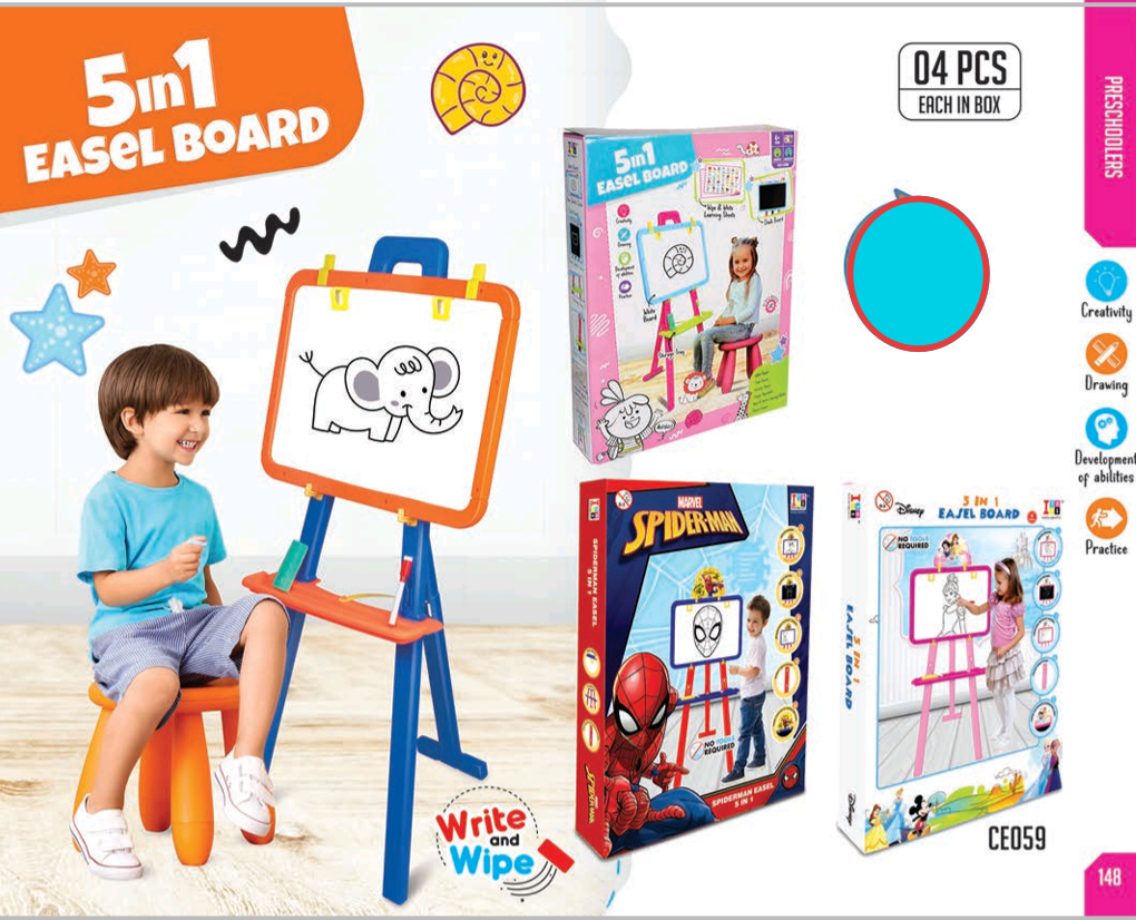EASEL BOARD   [5 IN 1]  FROZEN [IT]