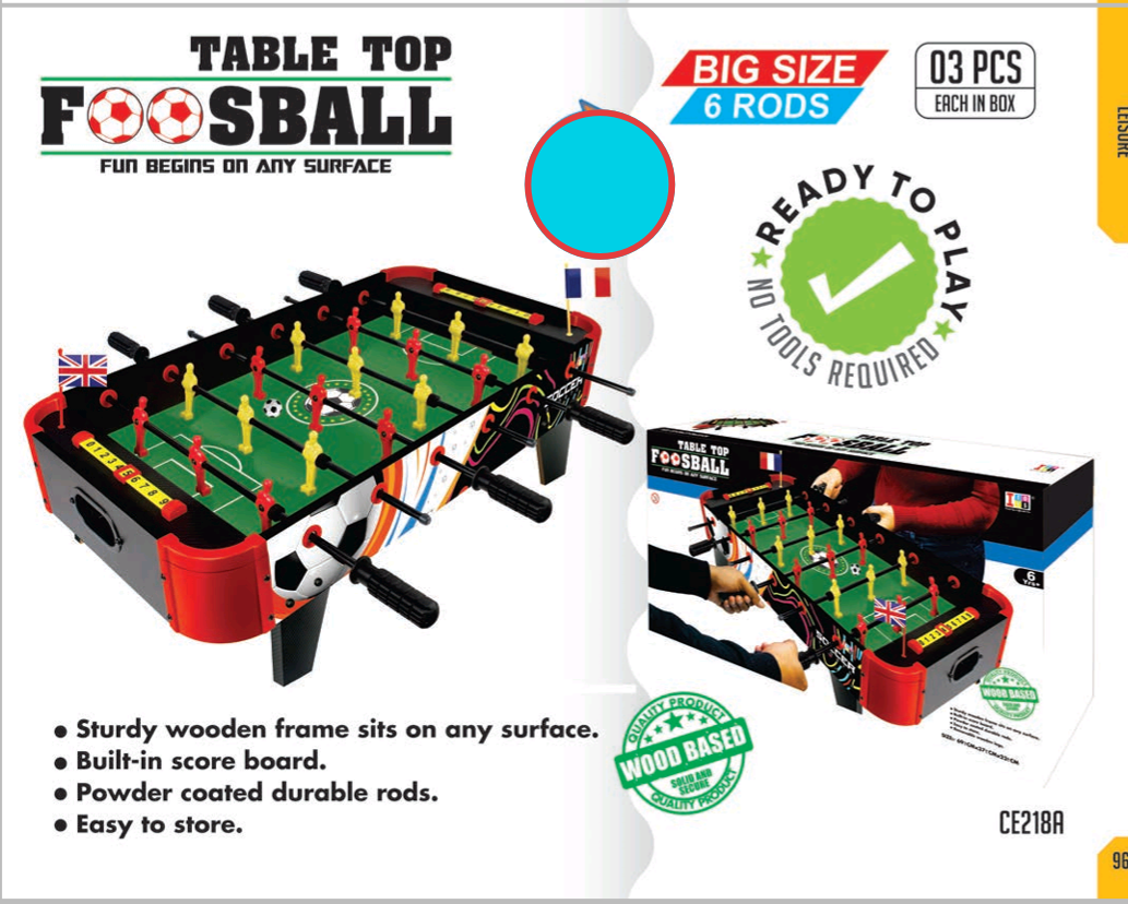 FOOSBALL   [MED]  [69X37X23] [IT]