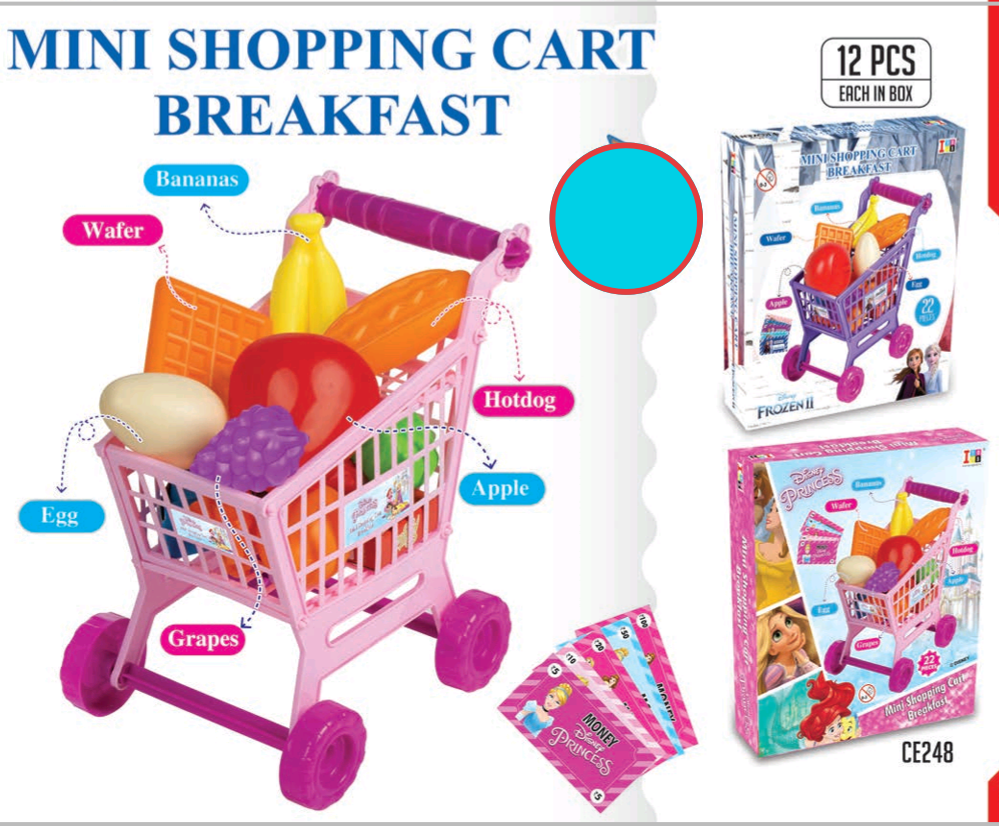 MINI SHOPPING CART BREAKFAST [MIX] [IT]