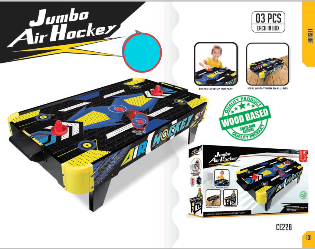 AIR  HOCKEY  [JUMBO]  [SMALL LEG]  [98X51X24] [IT]