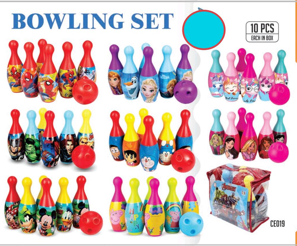 BOWLING     SPIDERMAN   [6+1] [PVC] [IT]