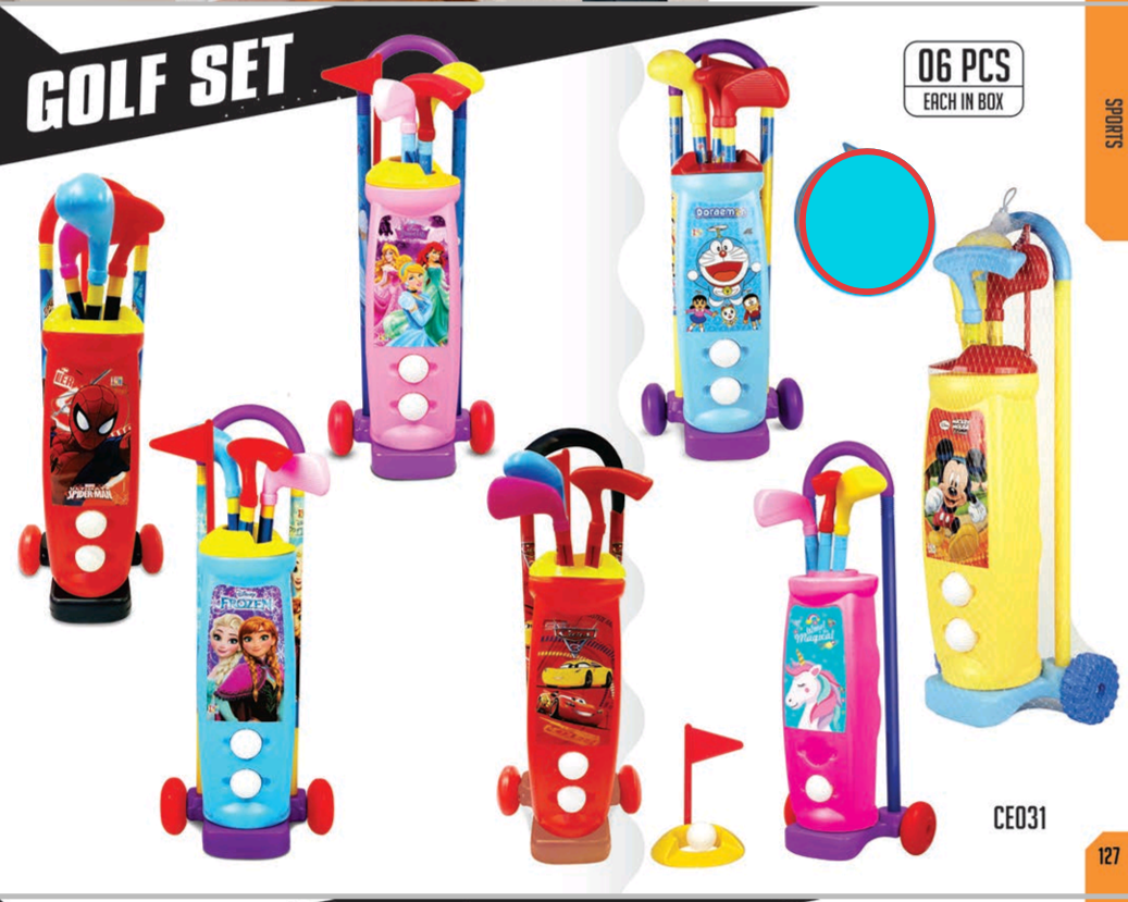 GOLF  SET TROLLY CARTOON [MIX] [IT]