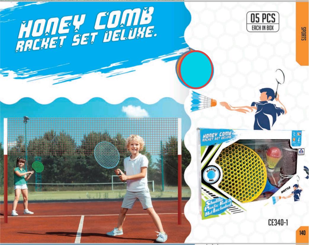 HONEY COMB RACKET SET DX. [IT]