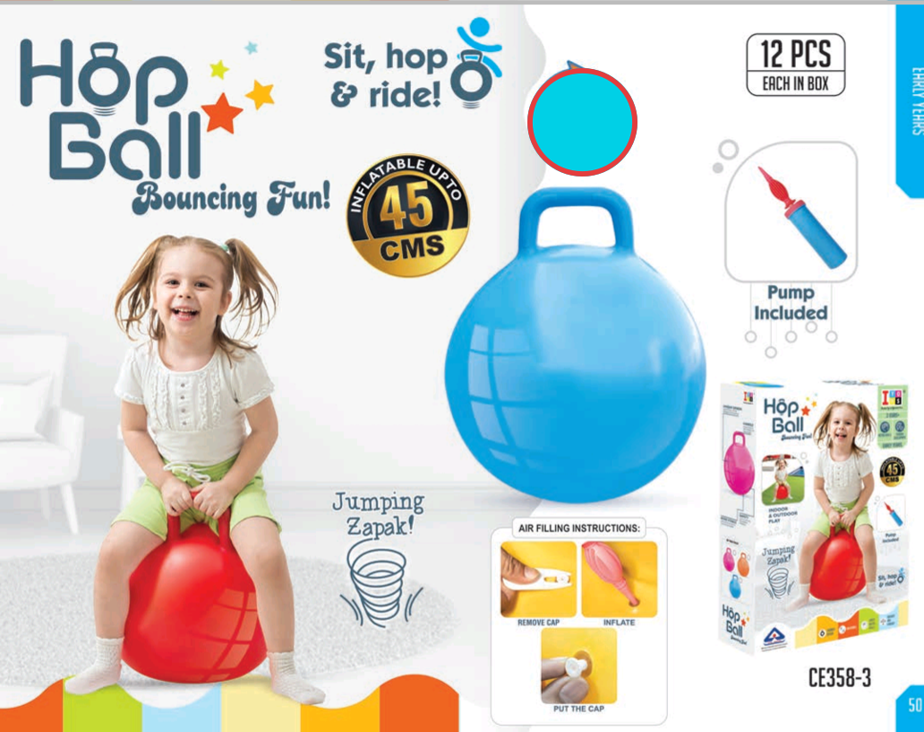 HOP  BALL WITH PUMP [IT]