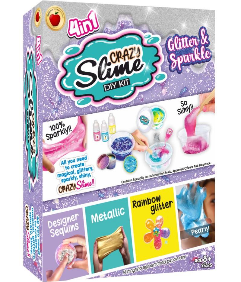 CRAZY  SLIME 4 IN 1 [APPLE] [VT]