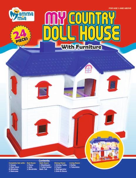 MY COUNTRY DOLL HOUSE [24PC] [MAM]