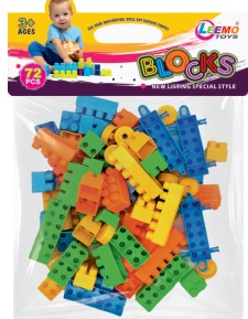 BLOCK SET PVC [72PCS] [1109] [LEEMO]
