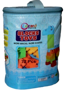 BLOCKS  SET  [72PC] [BAG] [1105] [LEEMO]