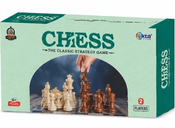 CHESS WOODEN  MED [12