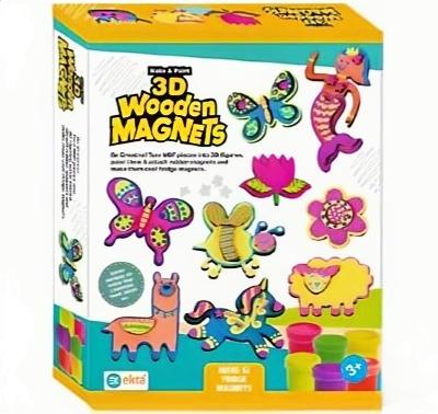 3D WOODEN MAGNETS [EK]