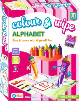 COLOUR  & WIPE [2 IN 1] [ALPHABET] [EK]