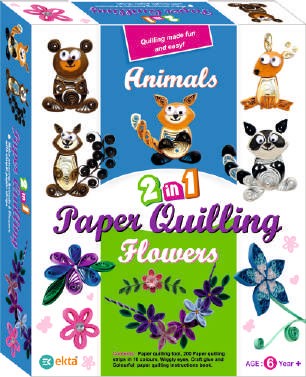 PAPER QUILLING [ANIMAL+FLOWERS] [EK]