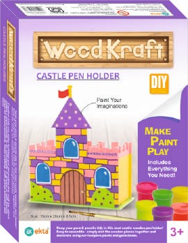 WOOD KRAFT [CASTLE PEN HOLDER] [EK]