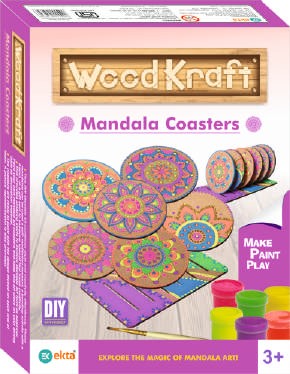WOOD KRAFT [MANDALA COASTERS] [EK]