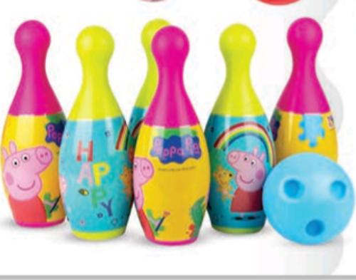 BOWLING     PEPPA PIG  [6+1] [PVC] [IT]