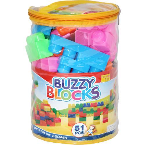 BUZZY BLOCKS [51PC] [ST] [LT/MIX]