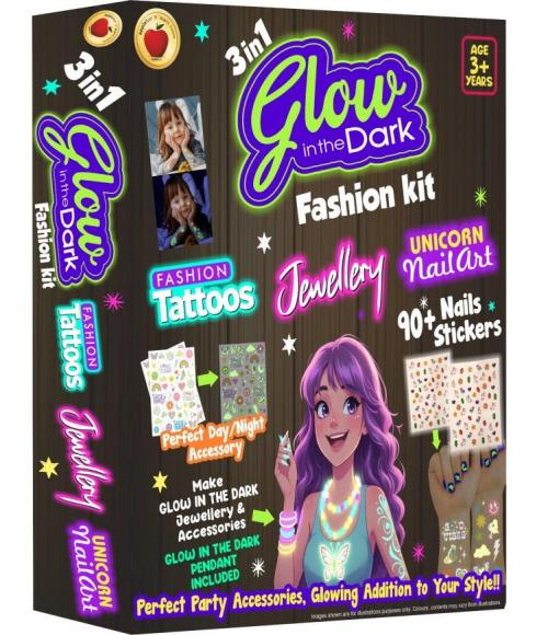 FASHION KIT GLOW IN THE DARK [3IN1] [AAPLE] [VT]